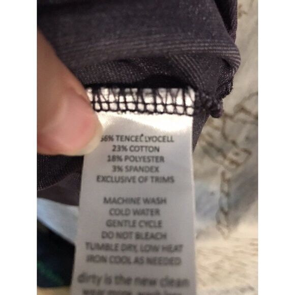 Horny Toad Co Small Purple Tencel Organic Cotton V-Neck Jersey Dress.    Ff - Picture 4 of 5